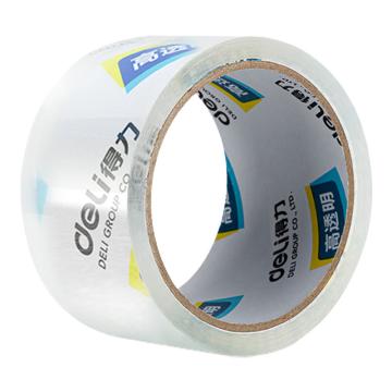 deli/得力 高透明度封箱胶带48mm*40y*50um（6卷/筒） 30201透明