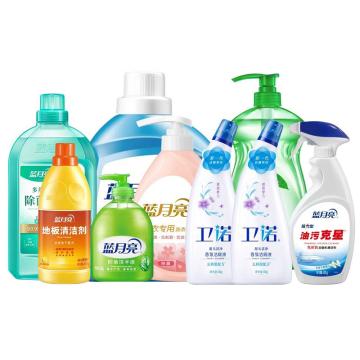 蓝月亮 家庭清洁大礼包7.1kg套装含洗衣液、内衣洗、除菌液、洗洁精、洗手液等，详见详情页 80002270
