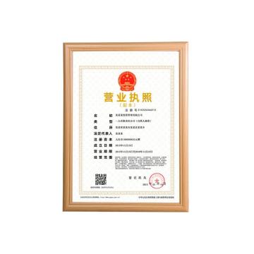 金隆兴 实木高级镜框营业执照相框 SM-A4实木原色