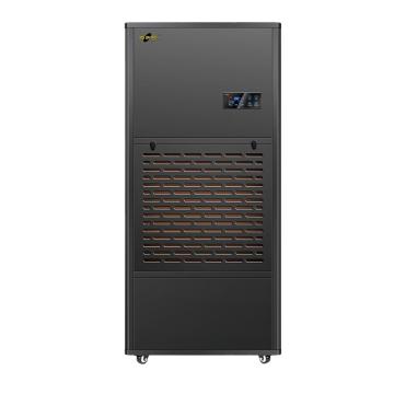 湿美 升温烘干除湿机，380V，除湿量10kg/h，推荐面积40m2，接管外排，适用需要升温烘干场所。黑色外观 SM-10KG