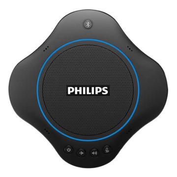 PHILIPS/飞利浦 全向麦免驱无线蓝牙 桌面扬声器 (适用40平米以内会议室)4-6米拾音扬声器 PSE0500