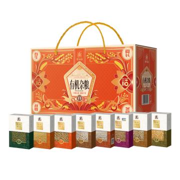塞翁福 杂粮礼盒（一件代发） 有机杂粮（红）218型 3200g