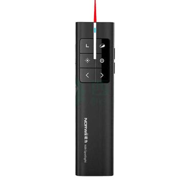 诺为 液晶屏led激光笔液晶屏led放大凸显 无线演示器 N99 Spotlight 红光 黑色