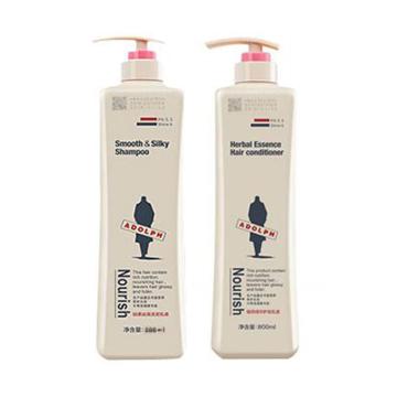 阿道夫 洗护组合 轻柔丝滑洗发乳+护发素800ml