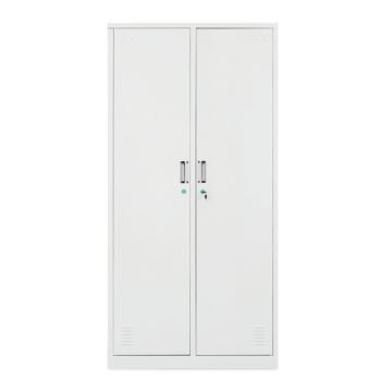 HiBoss 两门更衣柜铁皮柜储物柜员工存包挂衣柜鞋柜850*420*1800mm GJSP-87