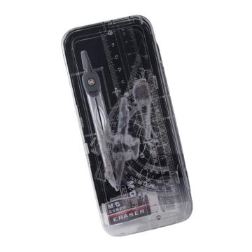 MG 考试绘图套装7件套(圆规+橡皮+直尺+带根号三角尺/尺子+量角器) ACS90808