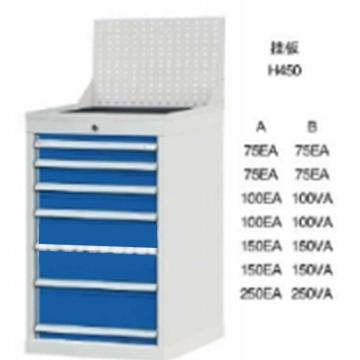 锐德 七抽工具柜，规格(mm):W564×D572×H1000，双轨，带挂板 型号:FL1000B-G