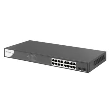 Hikvision 非网管千兆PoE交换机 ZD-S0200P-16GP2GF-125W