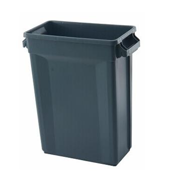 特耐适 长方形垃圾桶60L 1211 灰色