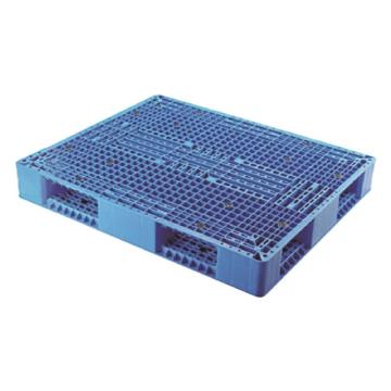 威佳 网格双面托盘，尺寸:1300×1100×150mm，动载:1000kg，静载:4000kg，蓝色，不含钢管 WGSP1311AND