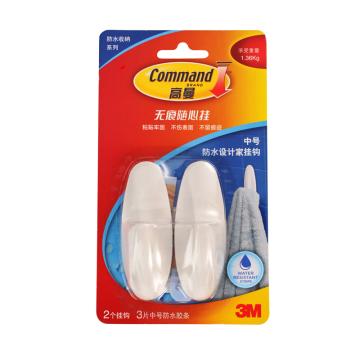 3M 无痕防水设计家中号挂钩 XY003824998