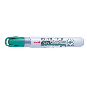 UNI 三菱斜头易擦白板笔粗线幅5.0mm（10支/盒） PWB-120-绿色