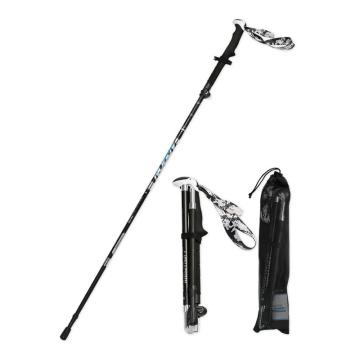 三极户外 碳素纤维5节登山杖（适合身高140-170cm） TP3914 短款黑色
