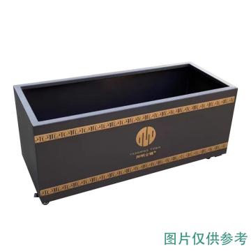 功成狮 花箱90x90x100cm，镀锌钢1.0mm，双面定制logo，含4个轮子 GFUD2028