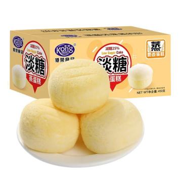 港荣 淡糖蒸蛋糕 450g*2