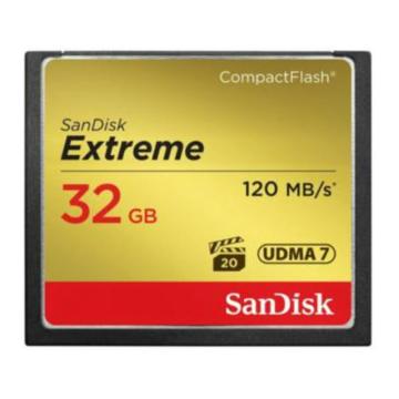 SanDisk/闪迪 CF卡至尊极速CompactFlash 读速120MB/s CFXSB/32G