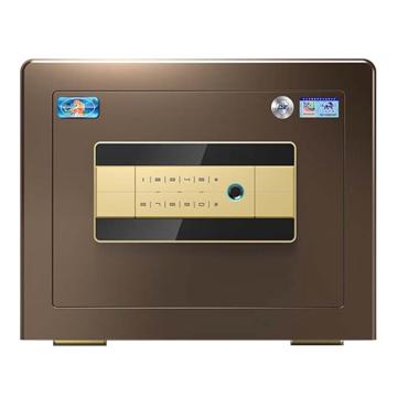 HP 保险柜加厚钢板CSP国标认证尊虎系列单门 FDG-A1/D-30 30cmWiFi指纹密码 咖啡金