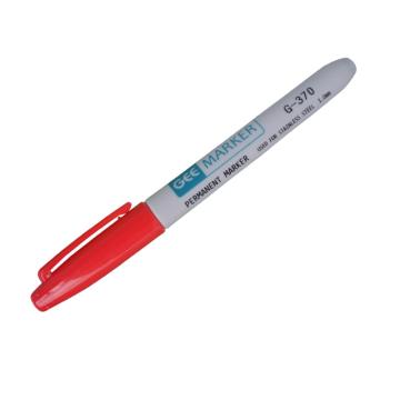 GEEMARKER 低氯无硫不锈钢记号笔-细头不锈钢表面核电工业记号笔1.0mm G-370红色