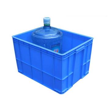 百盈塑料 塑料周转箱9号箱，外尺寸:535×415×365mm，蓝色 BY081