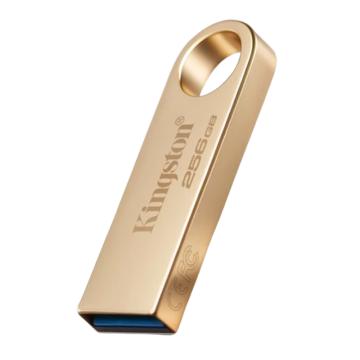 金士顿 U盘USB3.2 Gen 1 U盘 DTSE9G3 大容量金属U盘 读速高达220MB/s 写速高达100MB/s DTSE9G3/256GB