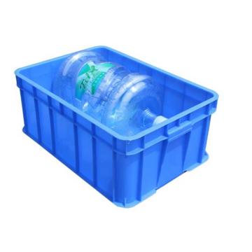 百盈塑料 塑料周转箱26号箱，外尺寸:615×425×245mm，蓝色 BY088