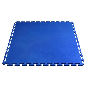 SIGCESS 方块地垫 60X60CM厚度6.5MM；明扣燕尾式 皮革纹 蓝色