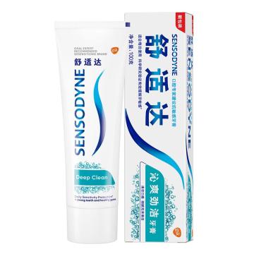 舒适达 牙膏 沁爽劲洁 100g