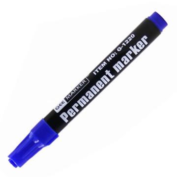 GEEMARKER 单头油性记号笔2-3mm 工业标记 G-1220 蓝色