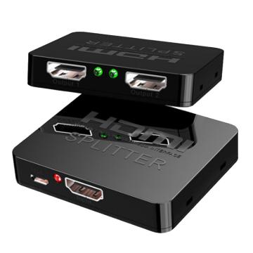创乘 HDMI线4K高清HDMI分屏器 一分二 黑色 CT034-2