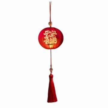 GCS 春节新款小灯笼平安喜乐，圆灯笼7.5*5.5cm GFUD2913