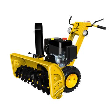亚伯兰 扫雪车手推式扫雪车清扫宽度110cm，电启动 ABRAM-110SX -PLUS汽油款配滚刷+抛雪