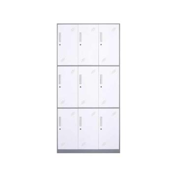 企诺 九门更衣柜员工柜铁皮柜储物柜900*500*1850mm 厚度0.6mm GW-215