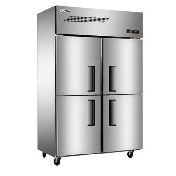 澳柯玛 立式四门双温二藏二冻商用厨房大冰箱 VCF-860D4