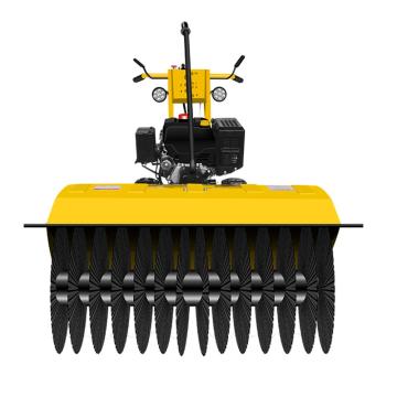 亚伯兰 扫雪车手推式扫雪车清扫宽度110cm，电启动 ABRAM-110SX -PLUS汽油款配滚刷