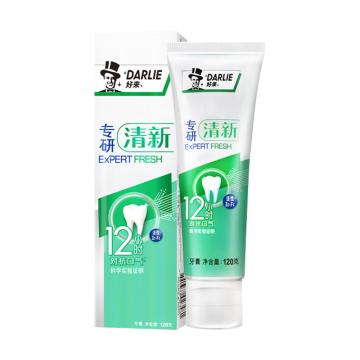 好来 黑人牙膏 专研清新120g