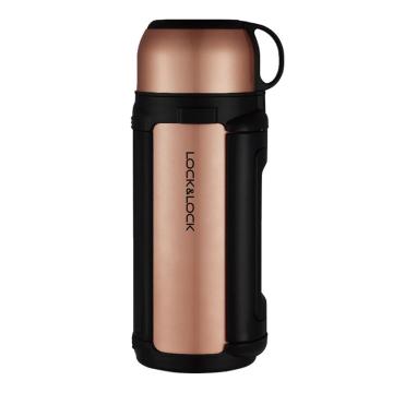 乐扣乐扣 LOCK&LOCK 便携保温水壶1500ML 内胆304不锈钢外壳201不锈钢 保温能效II级 LHC1412金色
