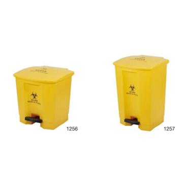 特耐适 垃圾桶，医疗垃圾桶黄色30L 1256