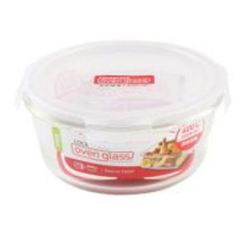 乐扣乐扣 LOCK&LOCK 玻璃保鲜盒950ml 圆形 LLG861-CHS