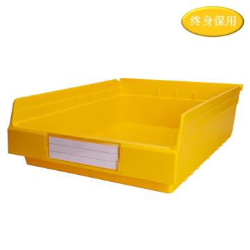 Raxwell 精益物料盒TK5415，外尺寸规格D×W×H(mm):500×400×150，全新料，黄色(标签牌1+标签纸1) RHSS4573