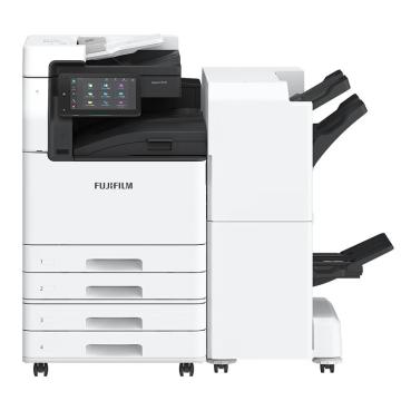 FUJIFILM A3+ 彩色激光双面三合一，一年保市区安装+四纸盒 Apeos C5571 CPS 输稿器+C4小册子装订器