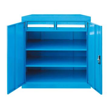 锐德 带门工具柜，外形尺寸(mm):820W×600D×1000H，2层层板2个抽屉 RDP301