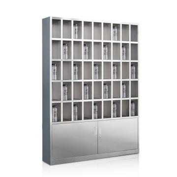 盛悦欣美 不锈钢水杯柜 45格,201不锈钢材质