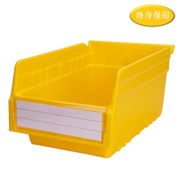 Raxwell 精益物料盒TK3215，外尺寸规格D×W×H(mm):300×200×150，全新料，黄色(标签牌1+标签纸1) RHSS4558