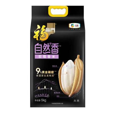 福临门 自然香中粮出品（一件代发） 软糯香米 5kg
