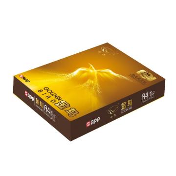 金鸟 金光（APP）高档木浆复印纸500张/包 5包/箱 70g A4