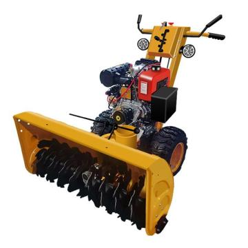 亚伯兰 扫雪车手推式扫雪车清扫宽度110cm，电启动 ABRAM-110SX -PLUS柴油款配滚刷+雪铲+抛雪