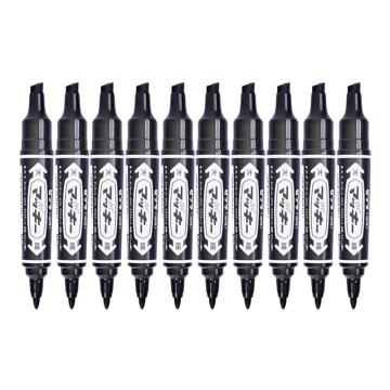 ZEBRA/斑马 大麦奇双头油性记号笔细头1.5-2mm 粗头6mm MO-150/黑色