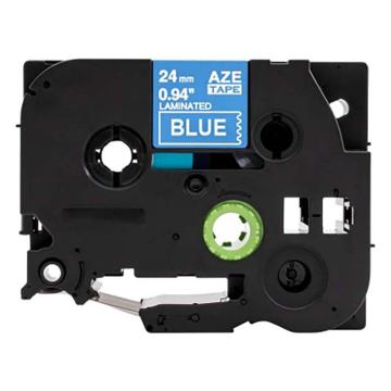 功成狮 标签色带，AZE-555GCDY0273 宽度24mm 蓝底白字，适用于兄弟ＴＺ系列标签机 GCDY0273