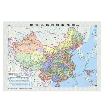 deli/得力 中国地图正规授权审图号540*760mm 18074