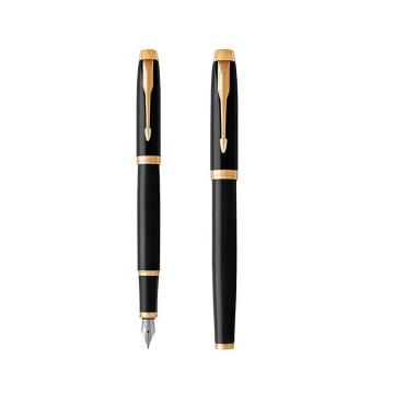 PARKER/派克 墨水笔 IM纯黑丽雅金夹墨水笔